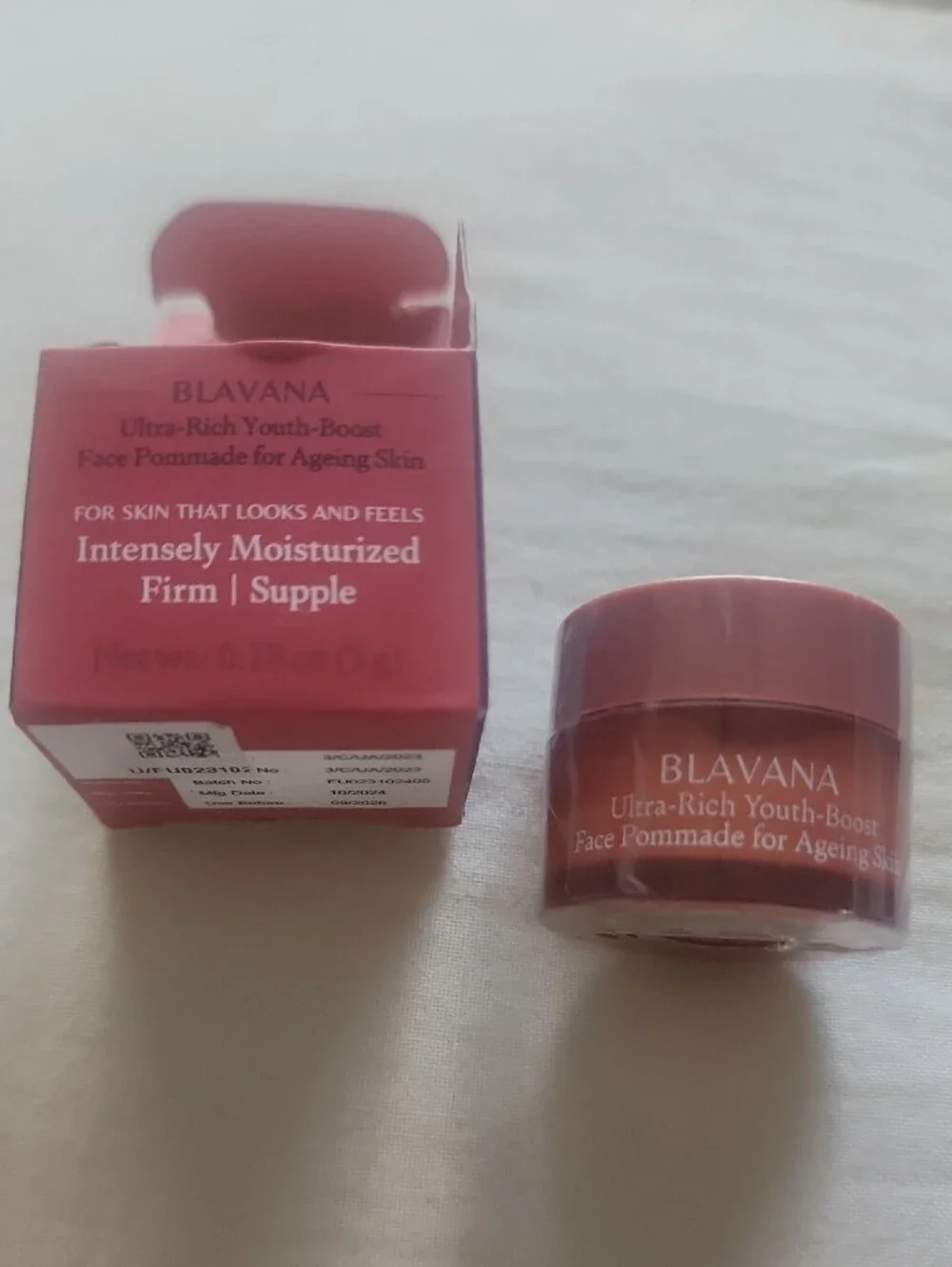 Blavana Ultra-Rich Youth-Boost Face Pommade for Aging Skin - Sample Size